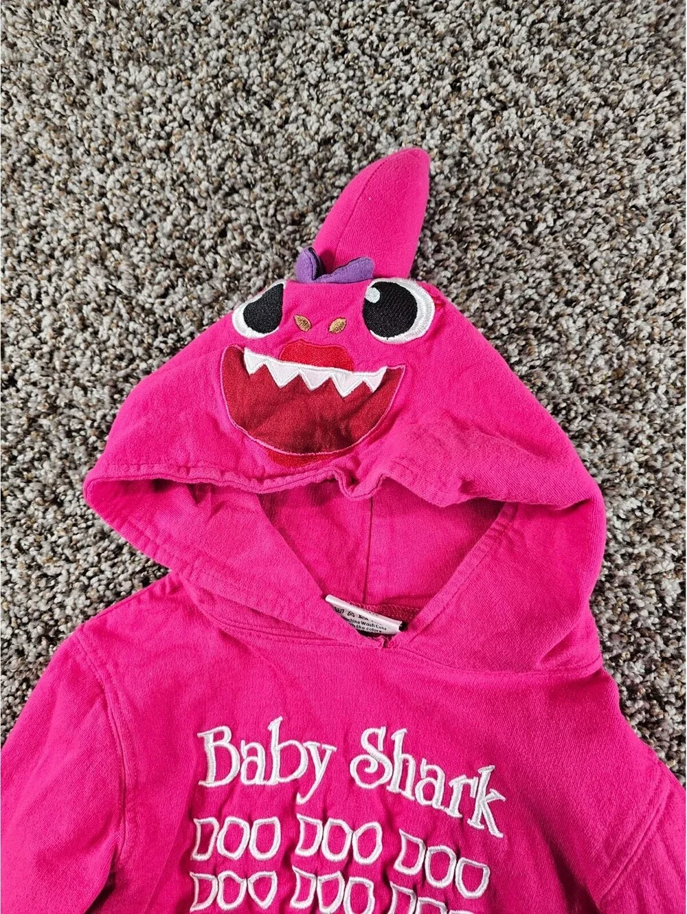 Wild Child Hoodies Baby Toddler Girls Sz 2T Hoodie Pink Baby Shark Doo Doo